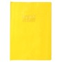 Protège-cahier Grain Losange 18/100ème 21x29,7 jaune + porte étiquette