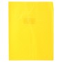 Protège-cahier Grain Losange 18/100ème 24x32 jaune + porte étiquette